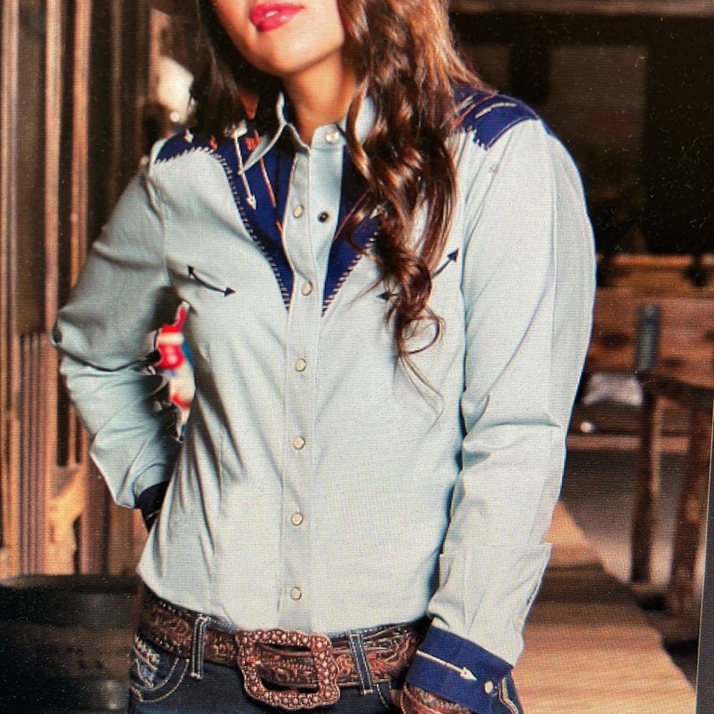 Women’s Cruel Denim Snap Shirt